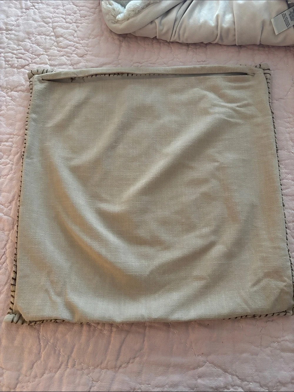 Pottery Barn cream fabric